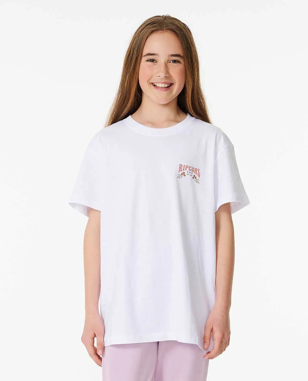 RIP CURL, (8-14) Girl's Rip Tide Relaxed Tee