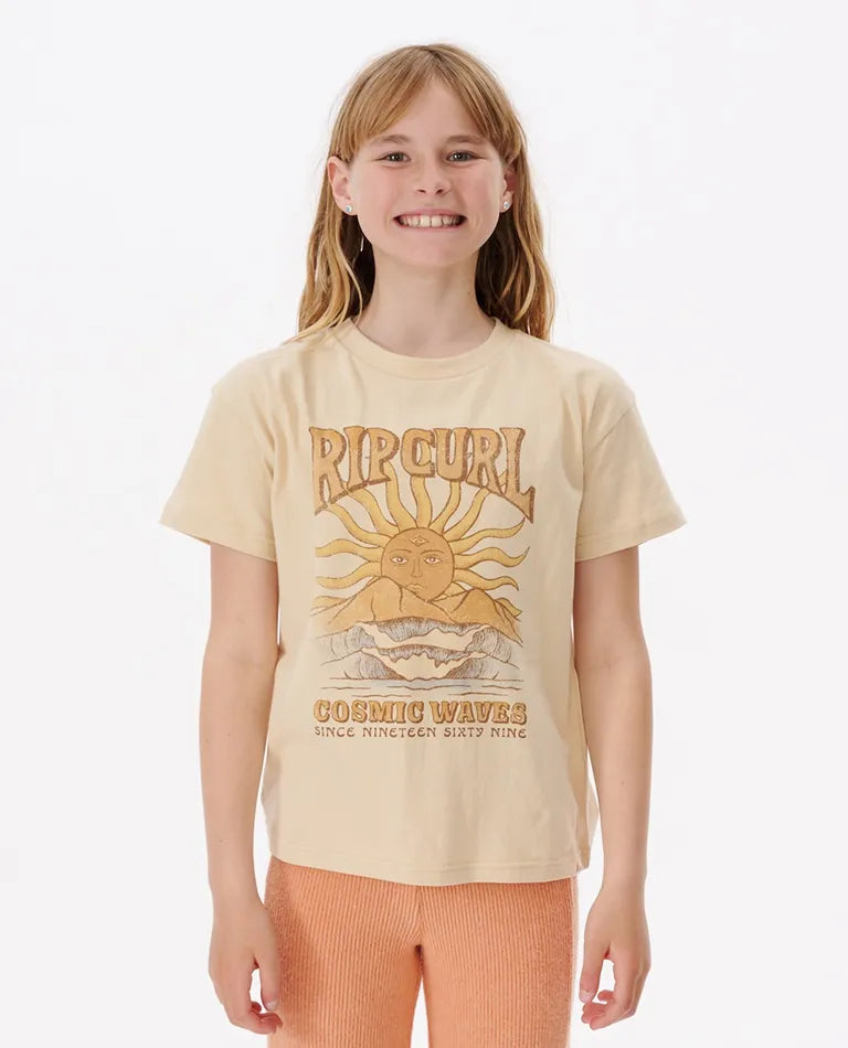 RIP CURL, (8-16 years) Cosmic Waves Oversize Tee