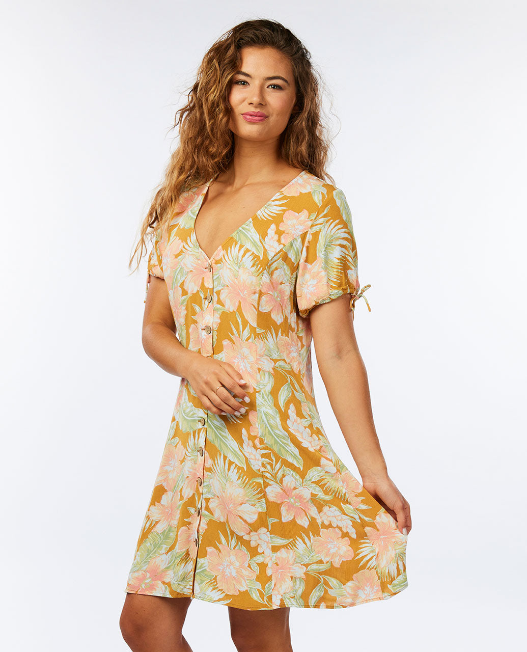 RIP CURL, Always Summer Button Through Dress