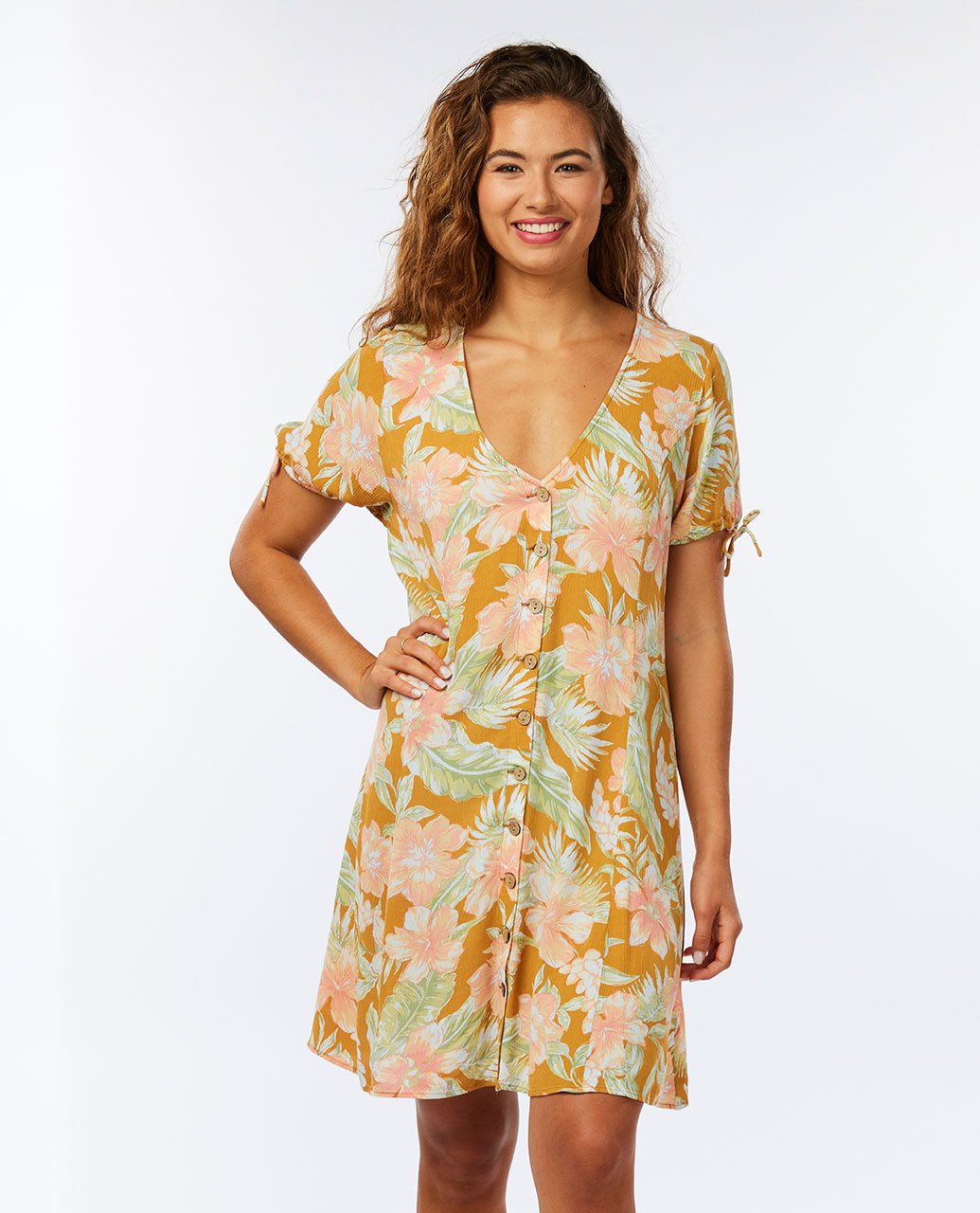 RIP CURL, Always Summer Button Through Dress