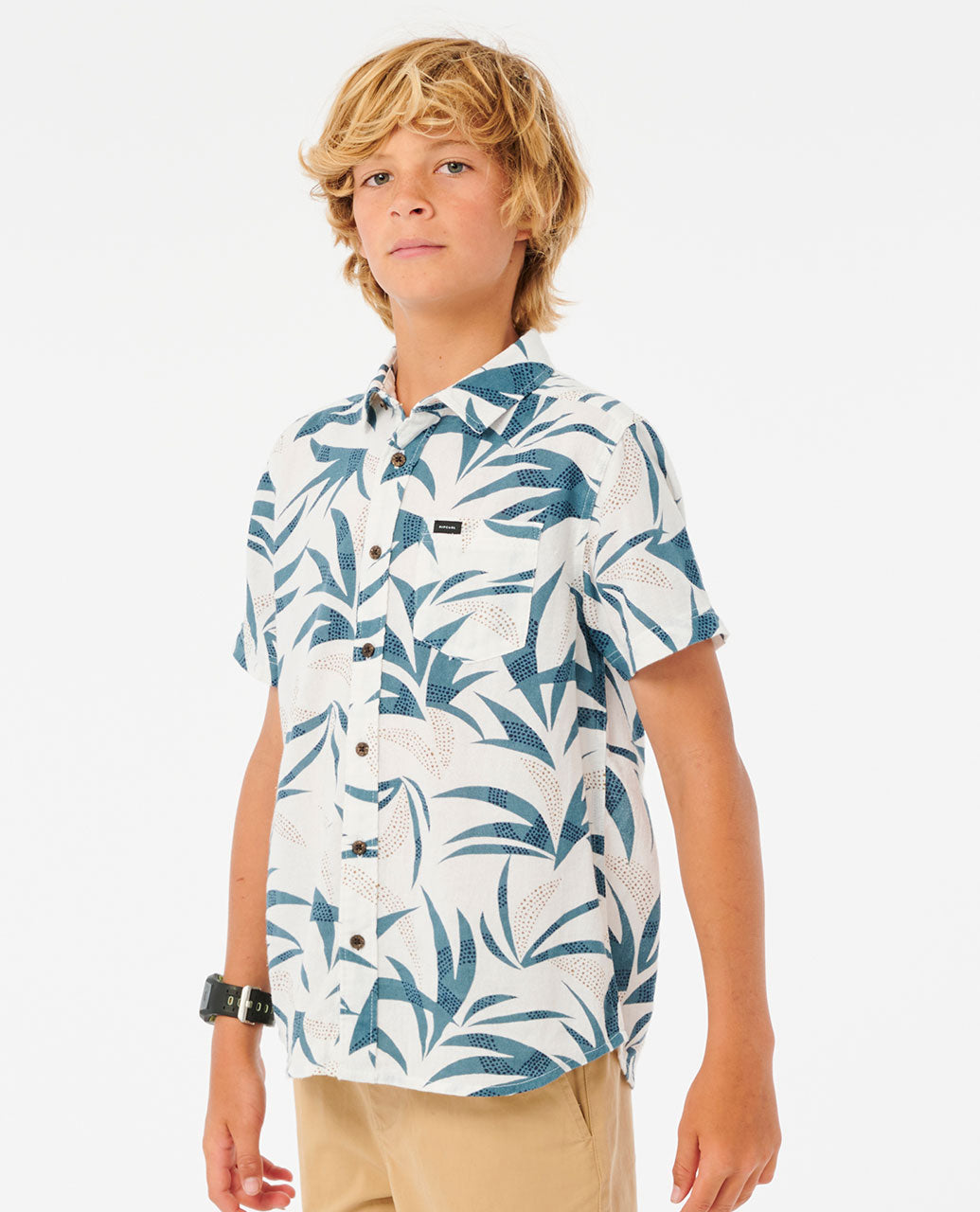 RIP CURL, Angourie Short Sleeve Shirt - Boy (8-16 years)