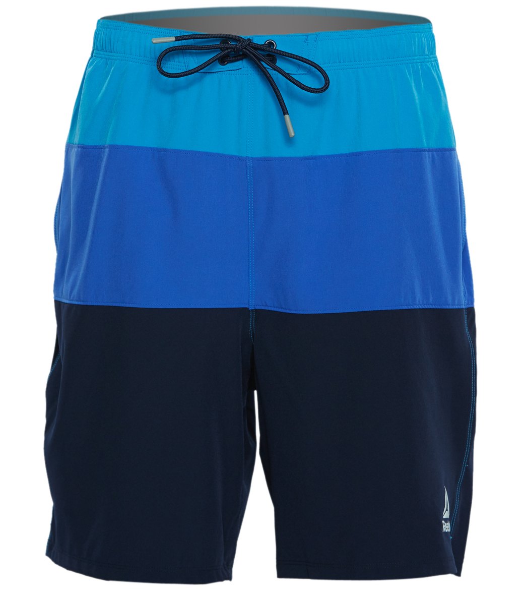 Reebok, Reebok Blockheads 20" Volley Shorts Blue/Crushed Cobalt/Collegiate Navy