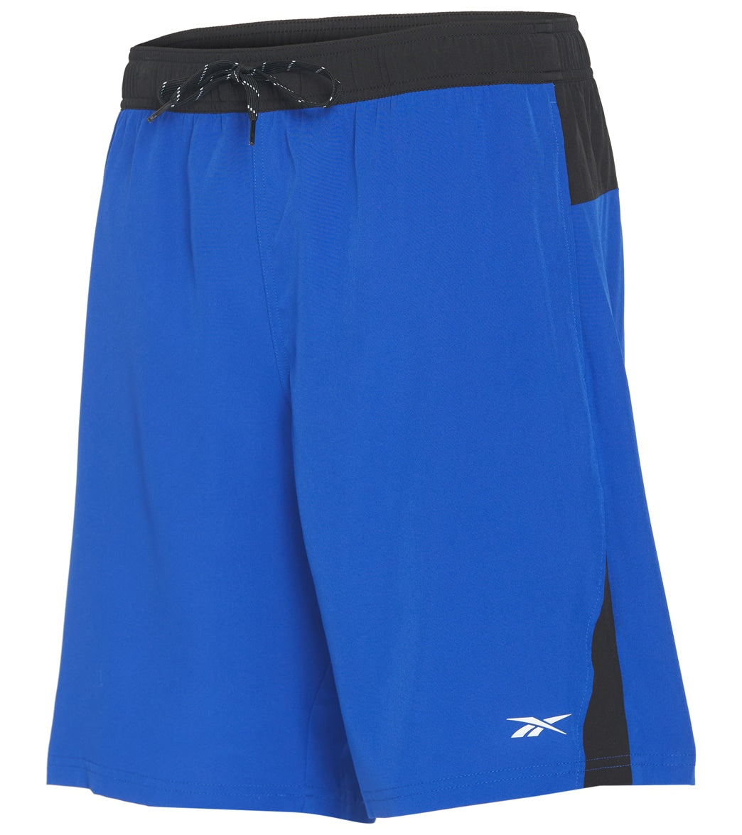 Reebok, Reebok Men's Block It Out 9" Swim Trunks Cobalt/Black