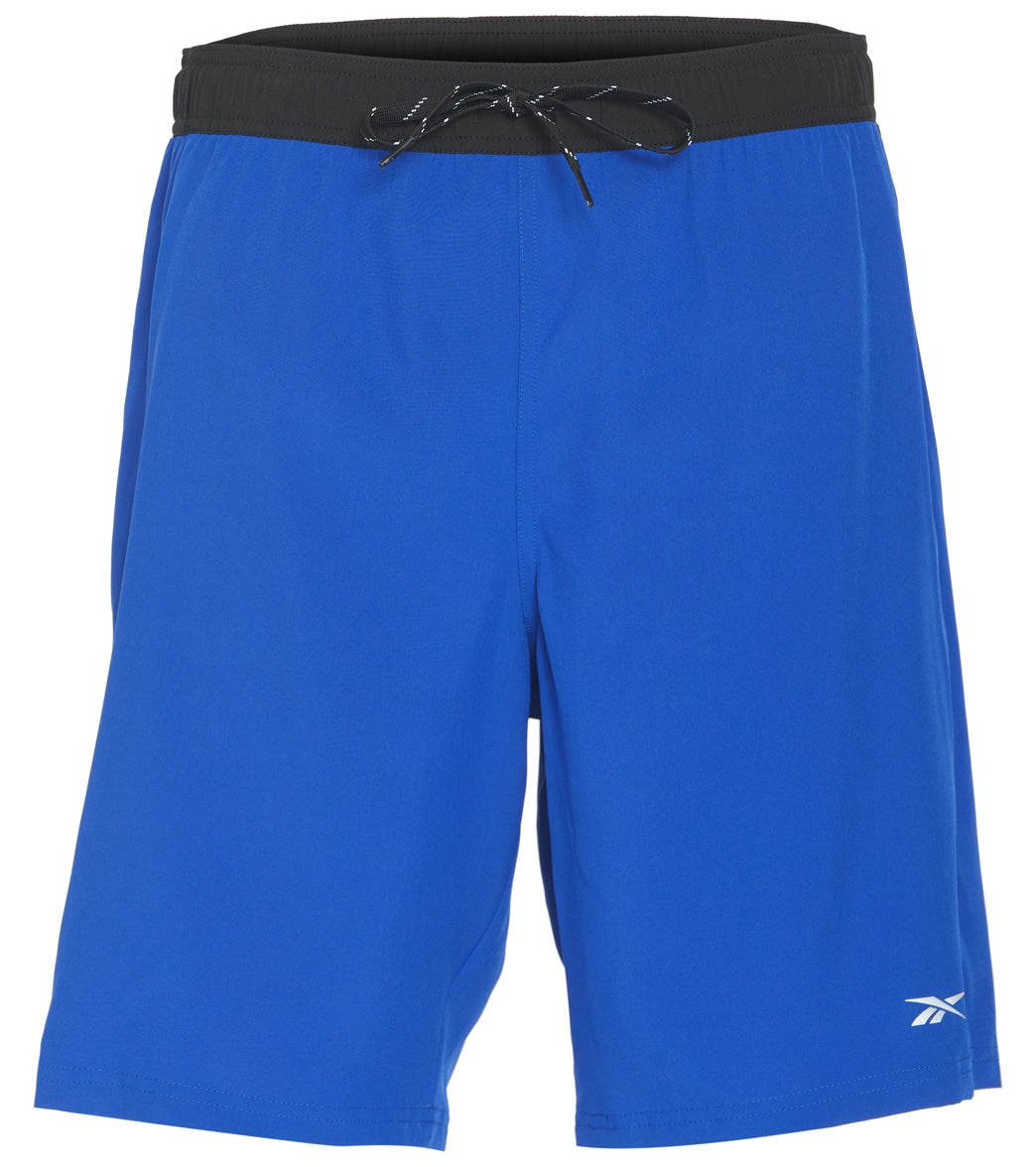 Reebok, Reebok Men's Block It Out 9" Swim Trunks Cobalt/Black