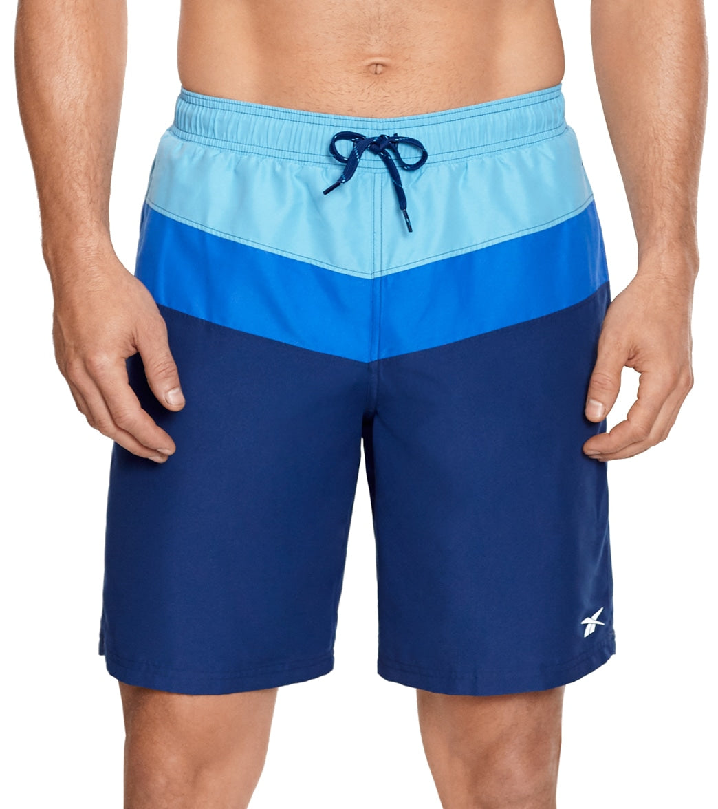 Reebok, Reebok Men's Color To Da Block 9" Swim Trunks