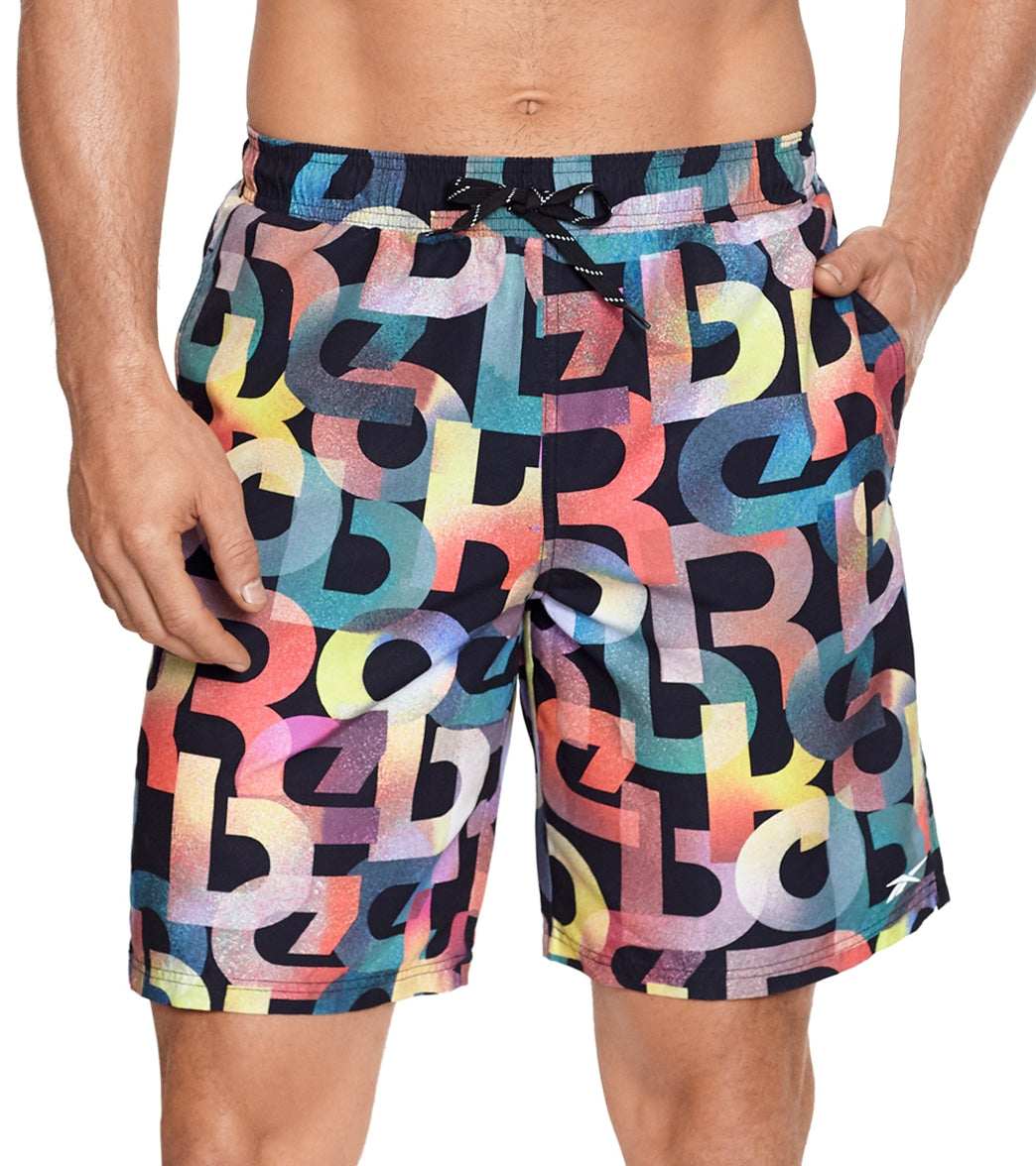 Reebok, Reebok Men's On Da Block 9" Swim Trunks