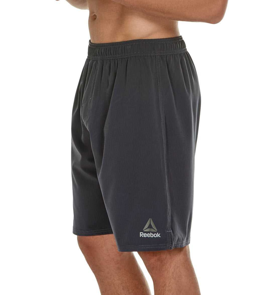 Reebok, Reebok Men's Solid 8 inch Volley Charcoal