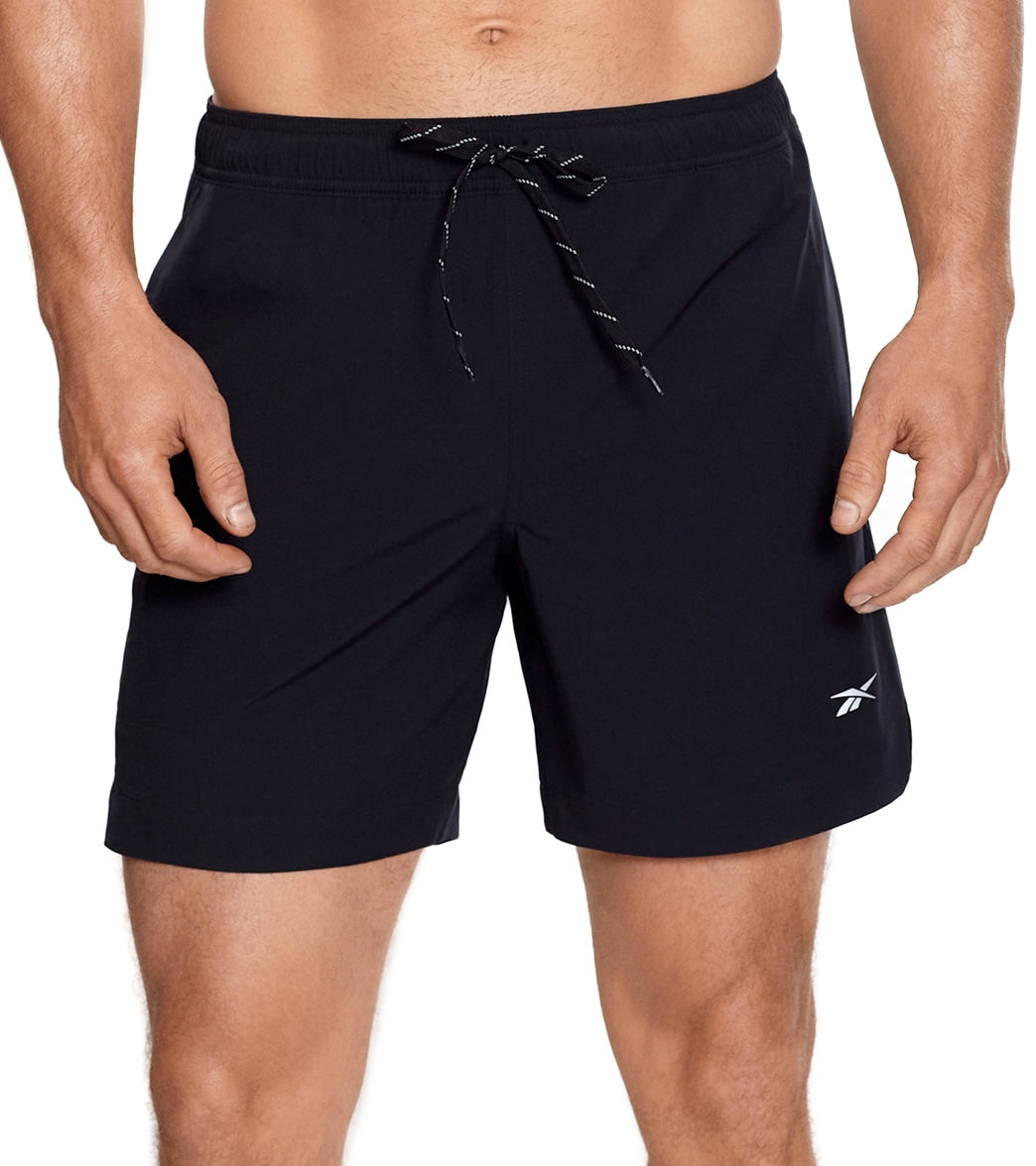 Reebok, Reebok Men's Solid Avenue 7" Vented Swim Short