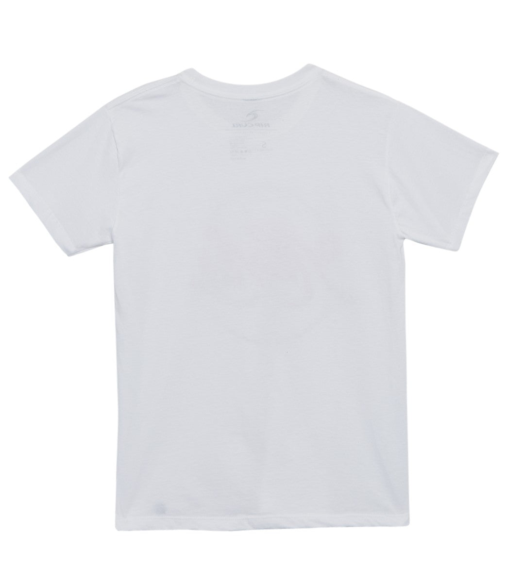 RIP CURL, Rip Curl Boys' Mucho Alohas Premium T-Shirt (Big Kid) White