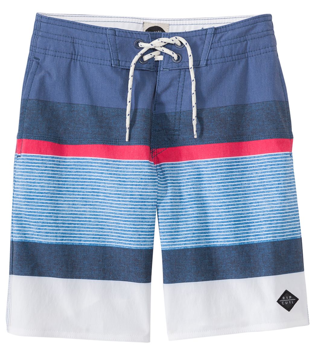 RIP CURL, Rip Curl Boys' Rapture Stripe Boardshort (8-20) Navy