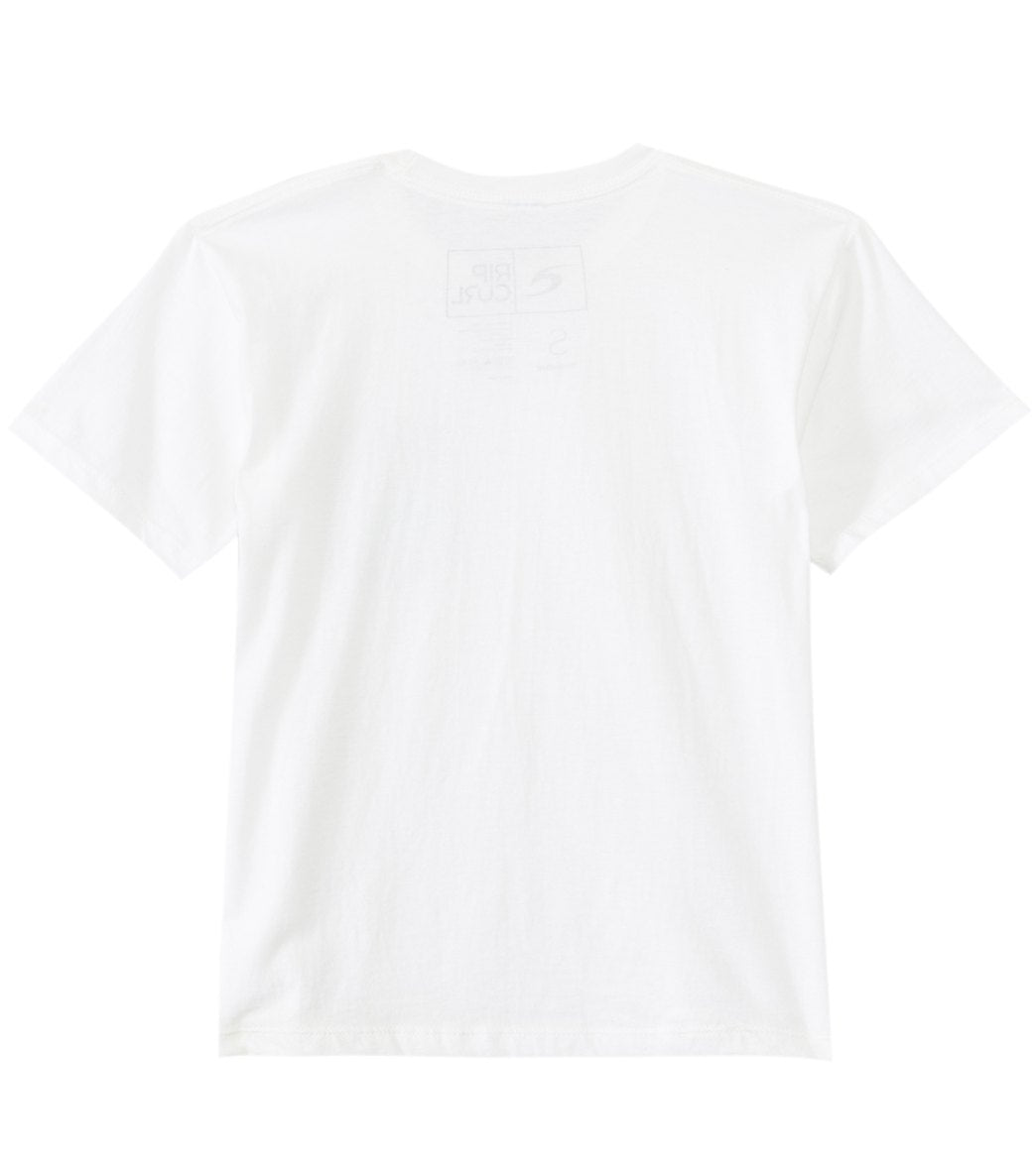 RIP CURL, Rip Curl Boys' Rerum Pocket S/S Tee (8yrs-14yrs) White