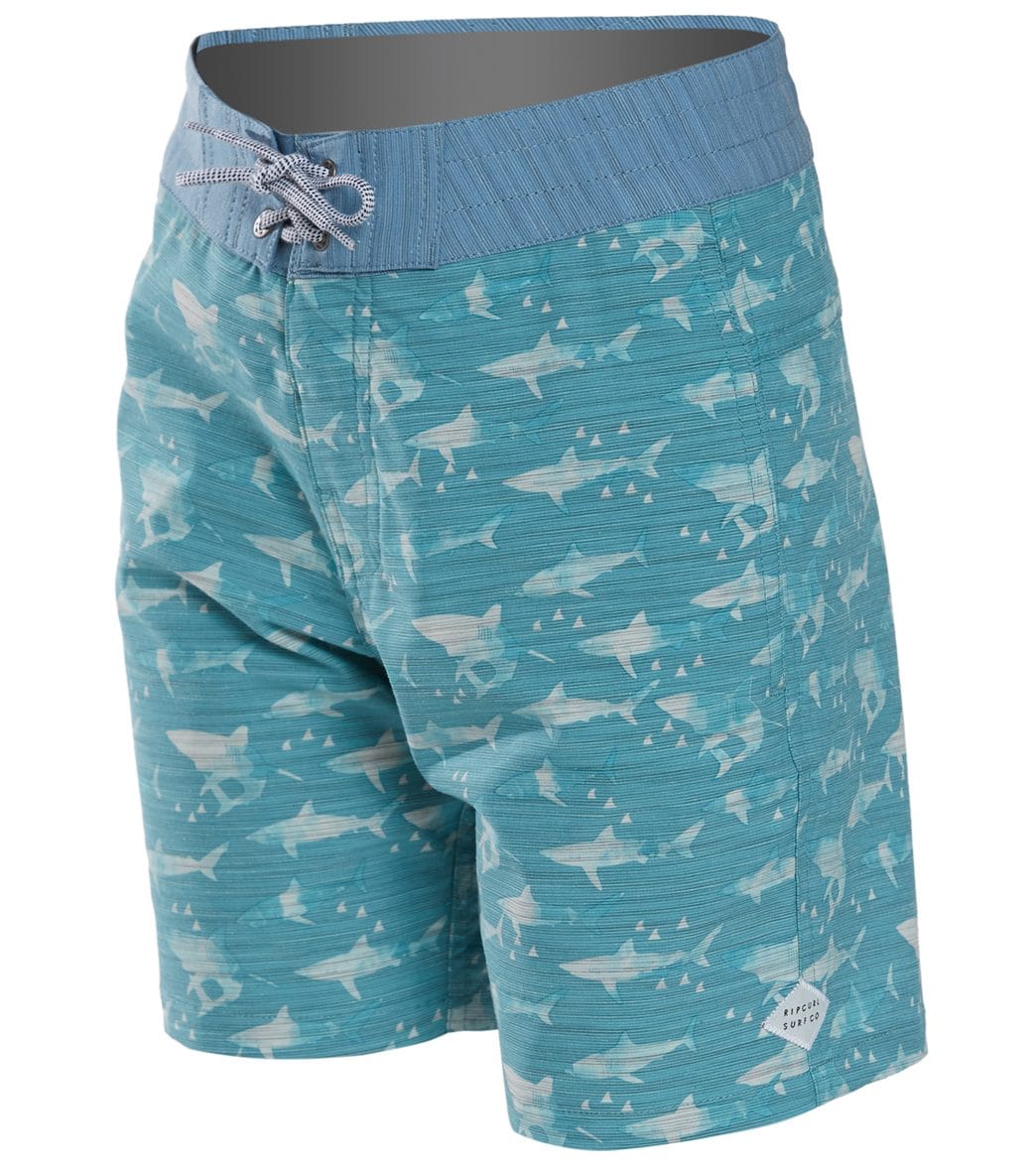 RIP CURL, Rip Curl Boys' Single Fin Layday Boardshort (Big Kid) Teal