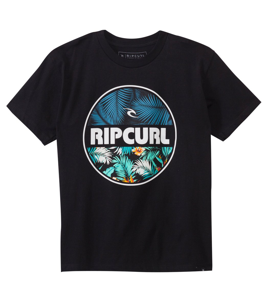 RIP CURL, Rip Curl Boys' Style Buster Premium S/S Tee (8yrs-20yrs) Black