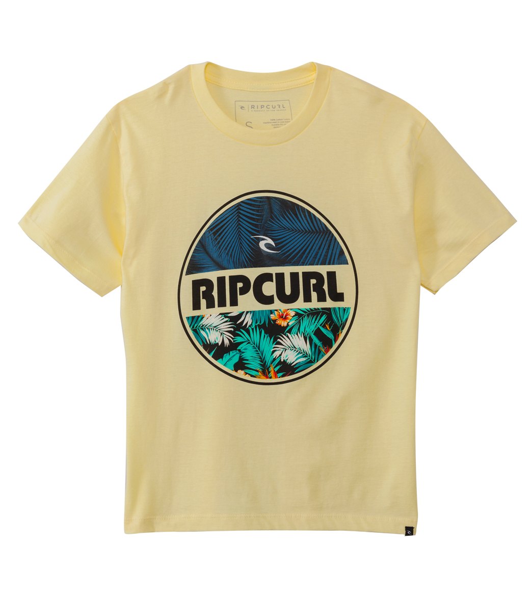 RIP CURL, Rip Curl Boys' Style Buster Premium S/S Tee (8yrs-20yrs) Yellow