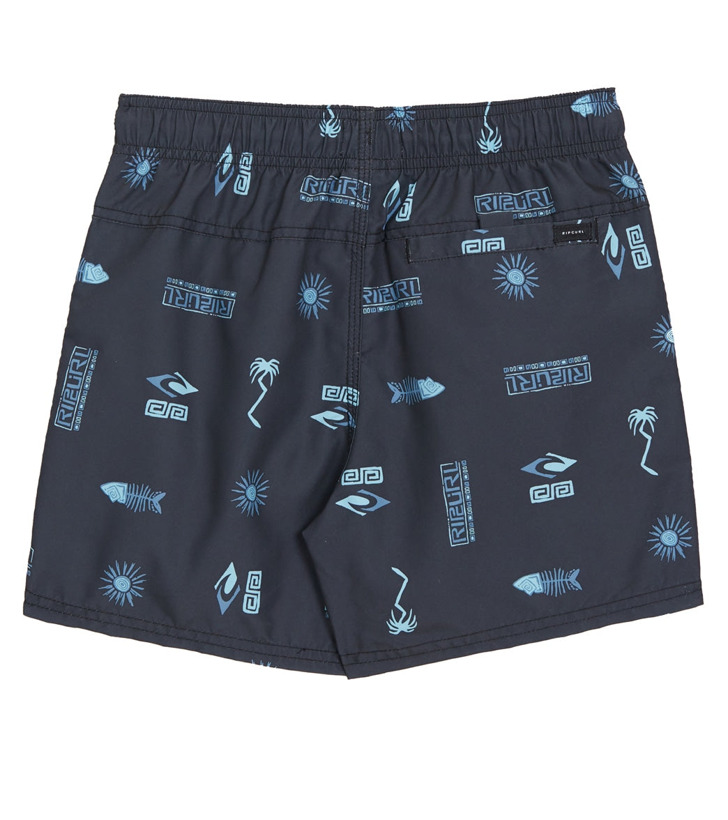 RIP CURL, Rip Curl Boys' Tube Heads Sun Swim Trunks (Big Kid) Black