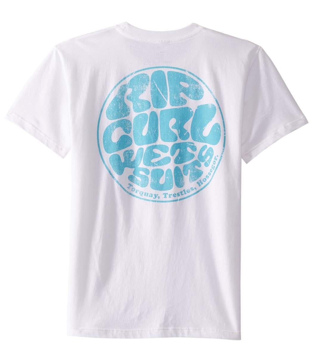 RIP CURL, Rip Curl Boys' Windswell Tee Shirt (Big Kid) White