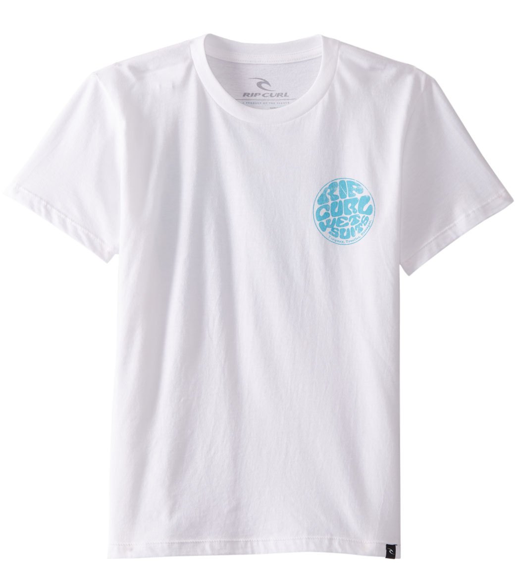 RIP CURL, Rip Curl Boys' Windswell Tee Shirt (Big Kid) White