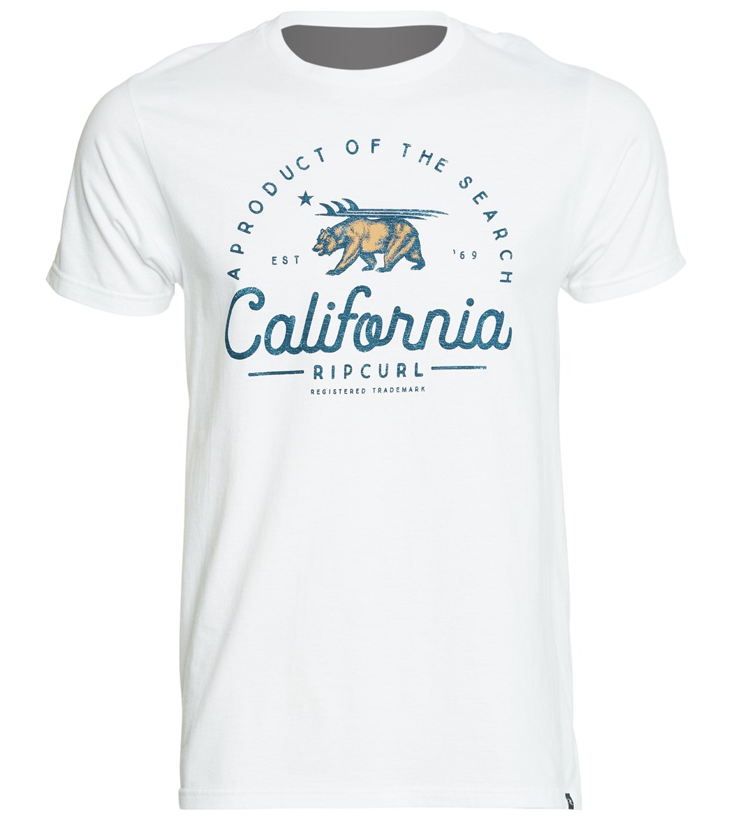 RIP CURL, Rip Curl Cali Style Premium T-Shirt White