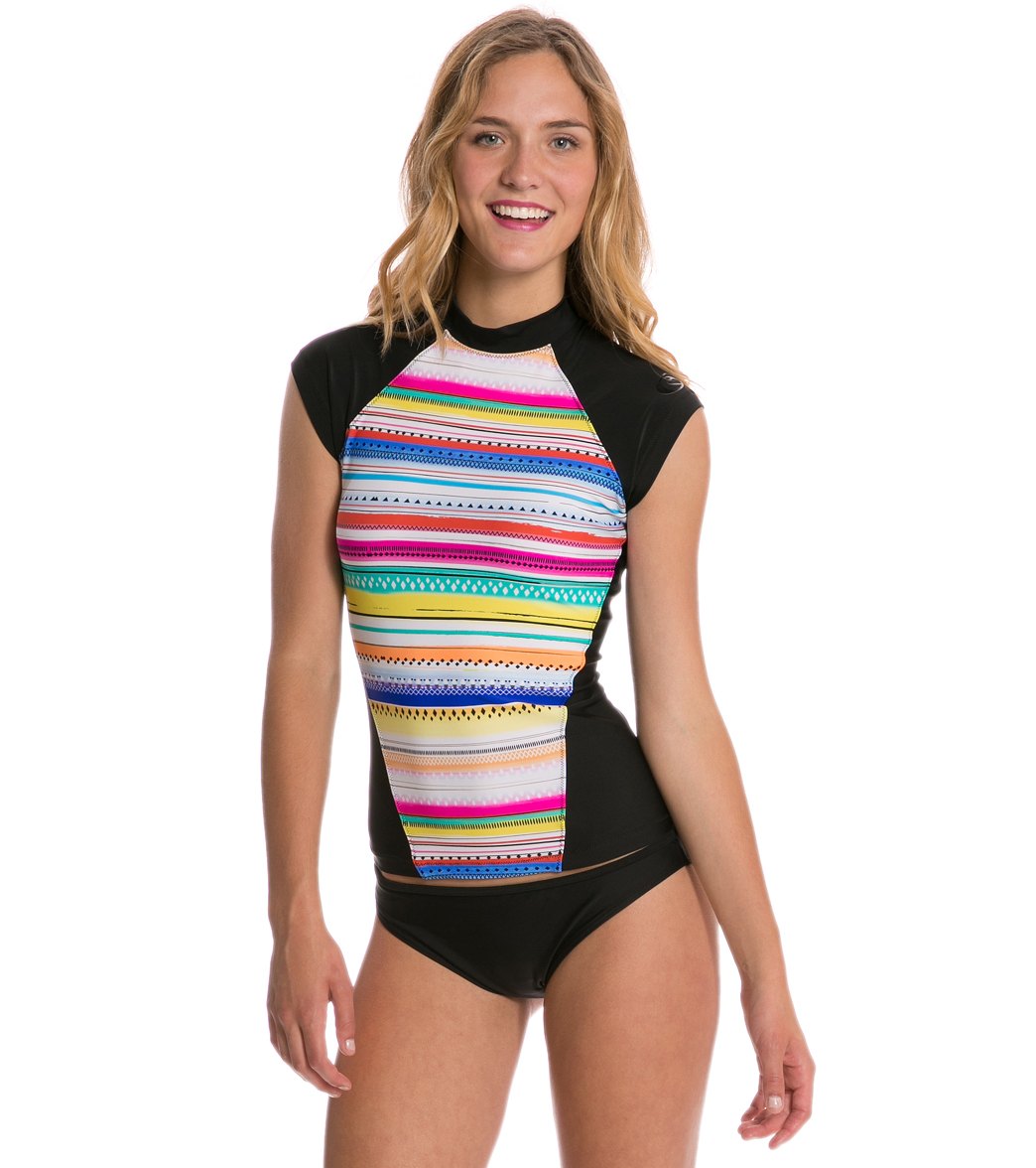 RIP CURL, Rip Curl Caliente S/S Rashguard Multico