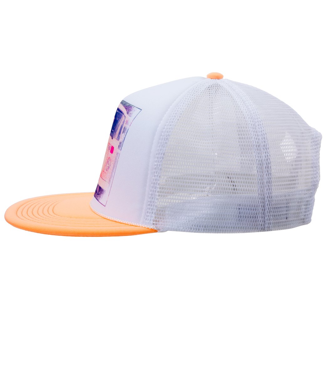 RIP CURL, Rip Curl Caravan Trucker Hat Peach