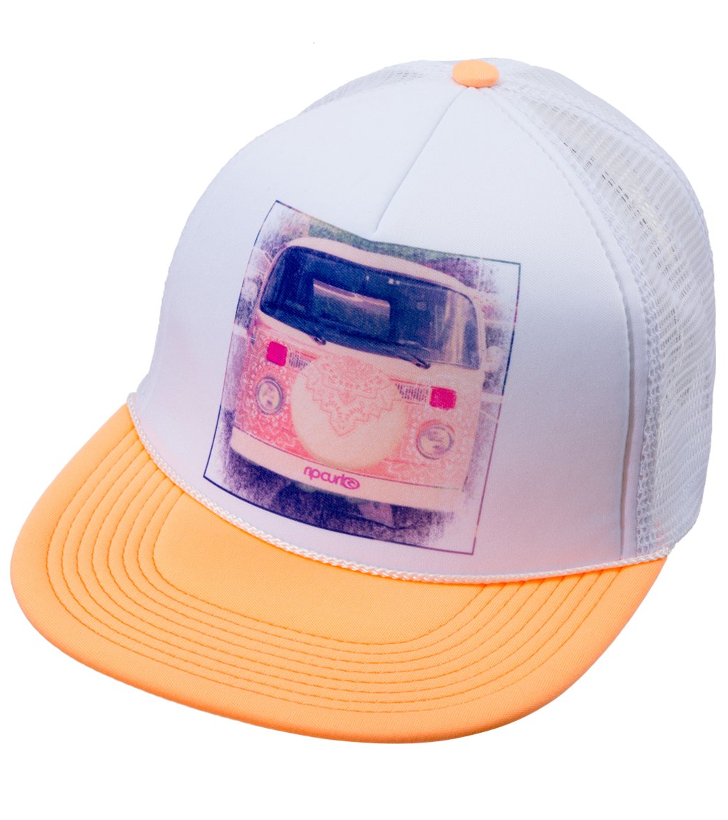 RIP CURL, Rip Curl Caravan Trucker Hat Peach