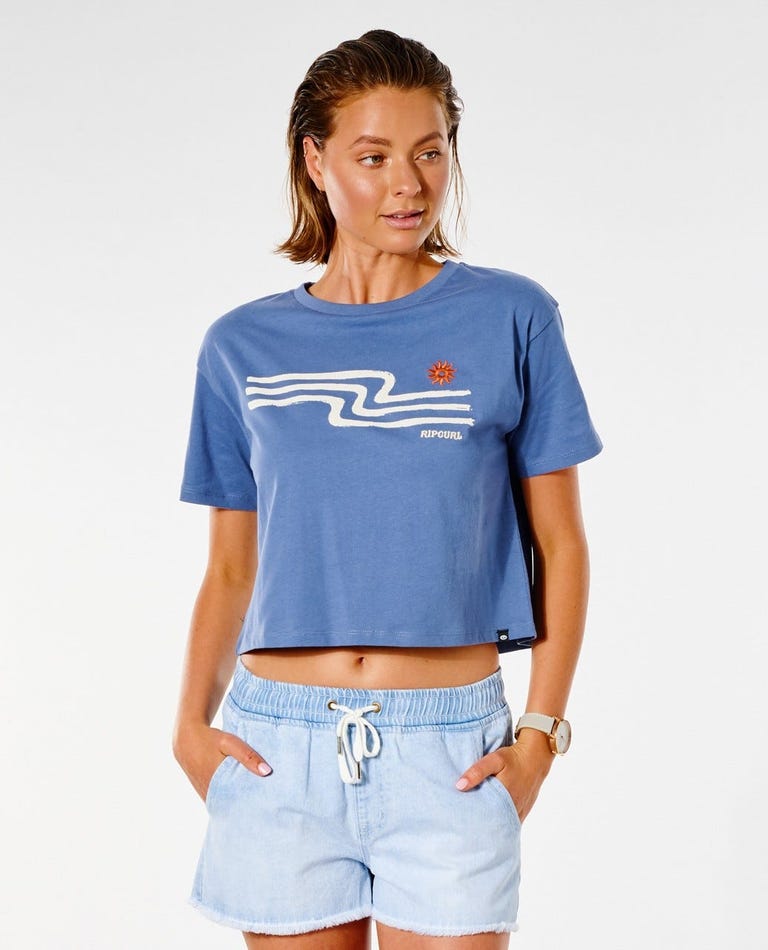 Rip Curl Womens, Rip Curl Drifter Crop Tee