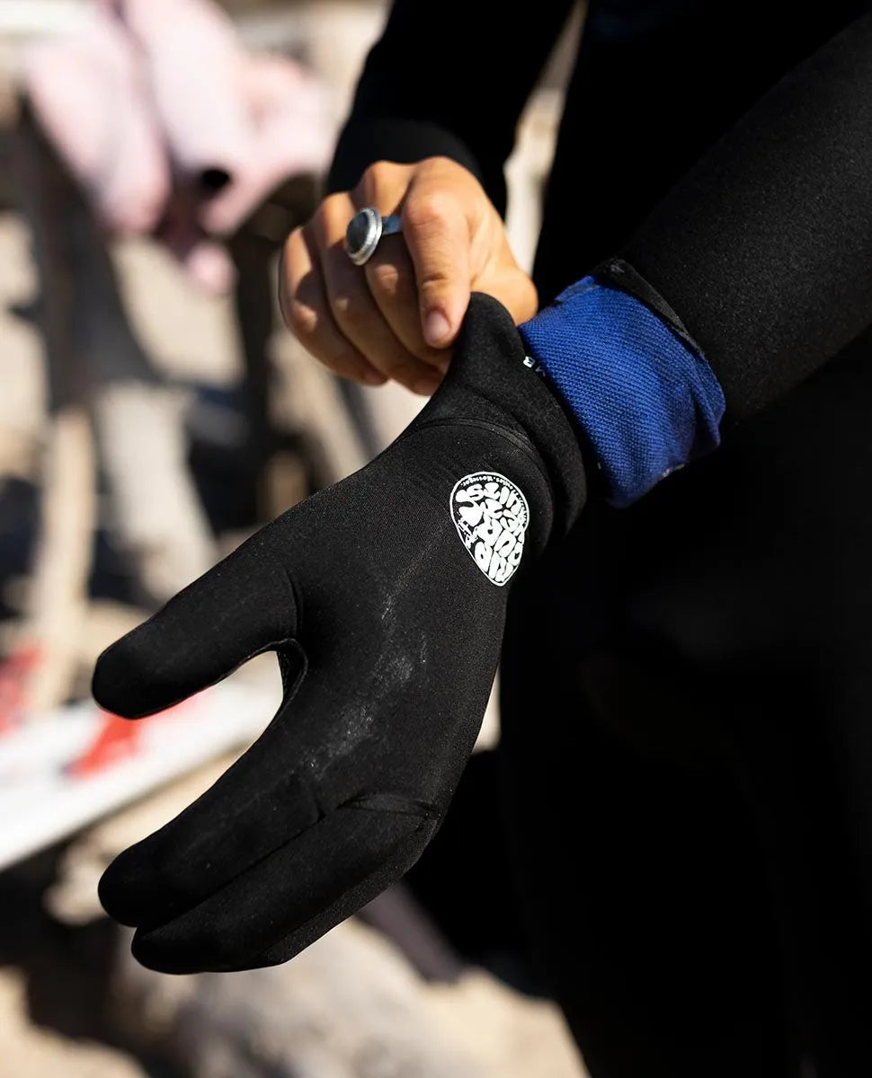 RIP CURL, Rip Curl Flashbomb 3/2 5 Finger Gloves