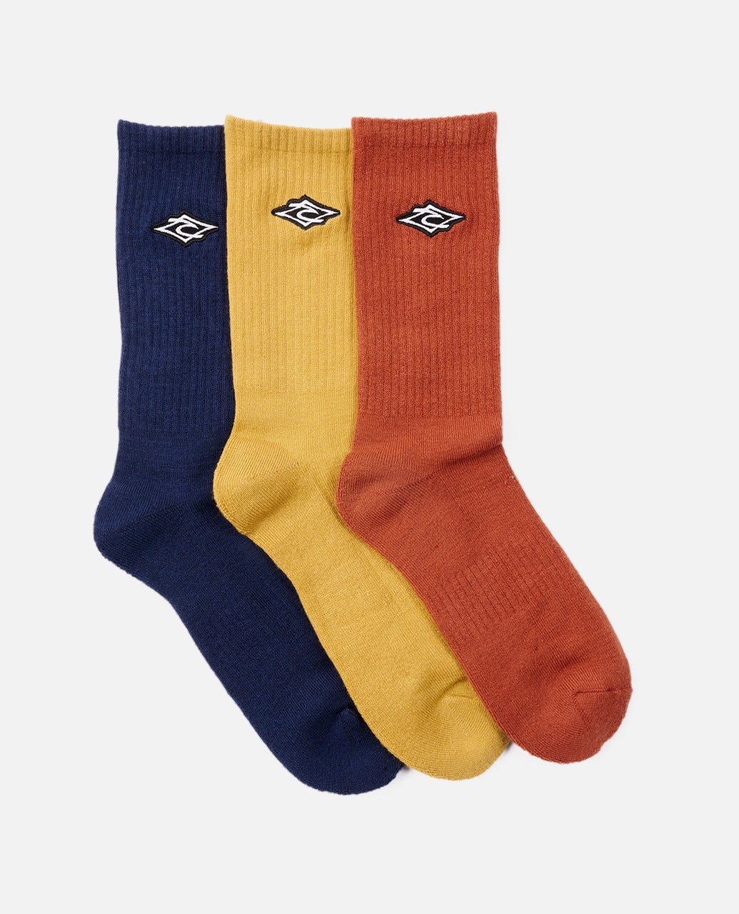 Rip Curl Mens, Rip Curl Mens Icons Crew Socks - 3 Pack