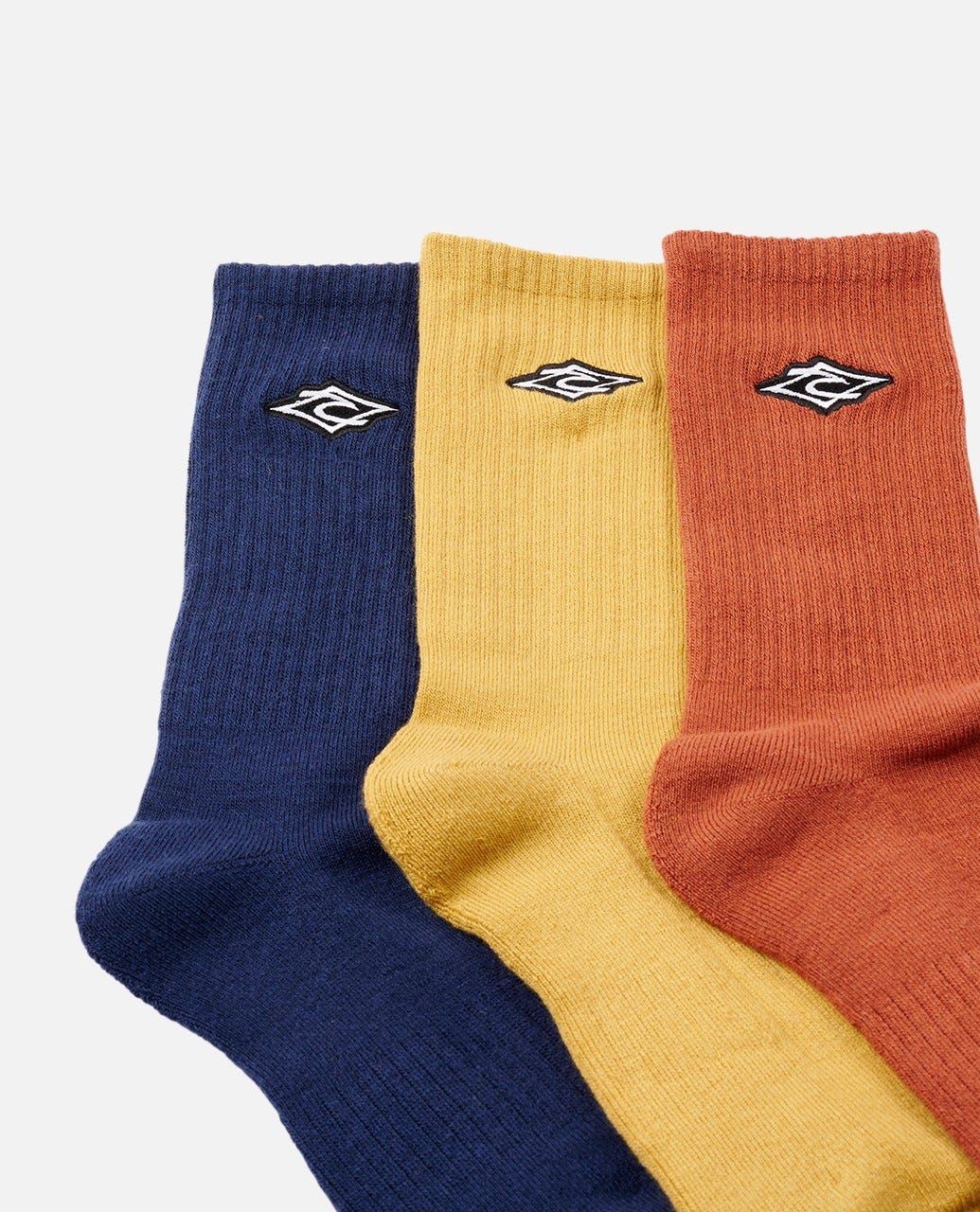 Rip Curl Mens, Rip Curl Mens Icons Crew Socks - 3 Pack