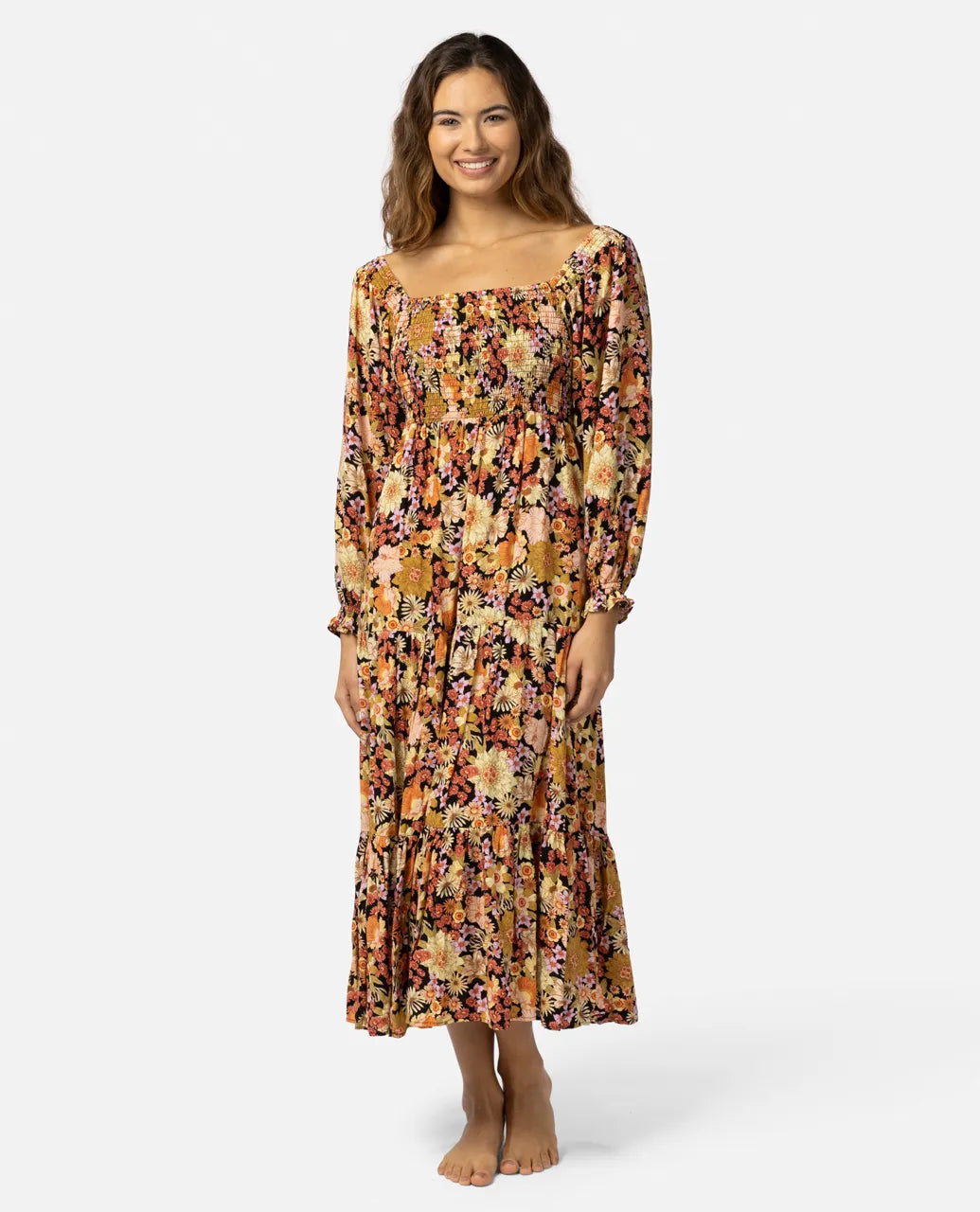 RIP CURL, Rip Curl Mystic Floral Long Sleeve Maxi