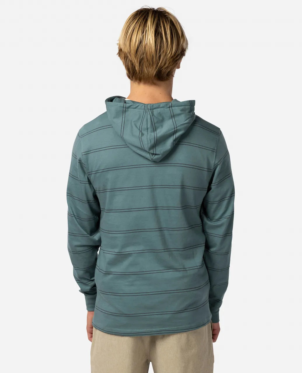 RIP CURL, Rip Curl Plain Stripe Hooded Tee