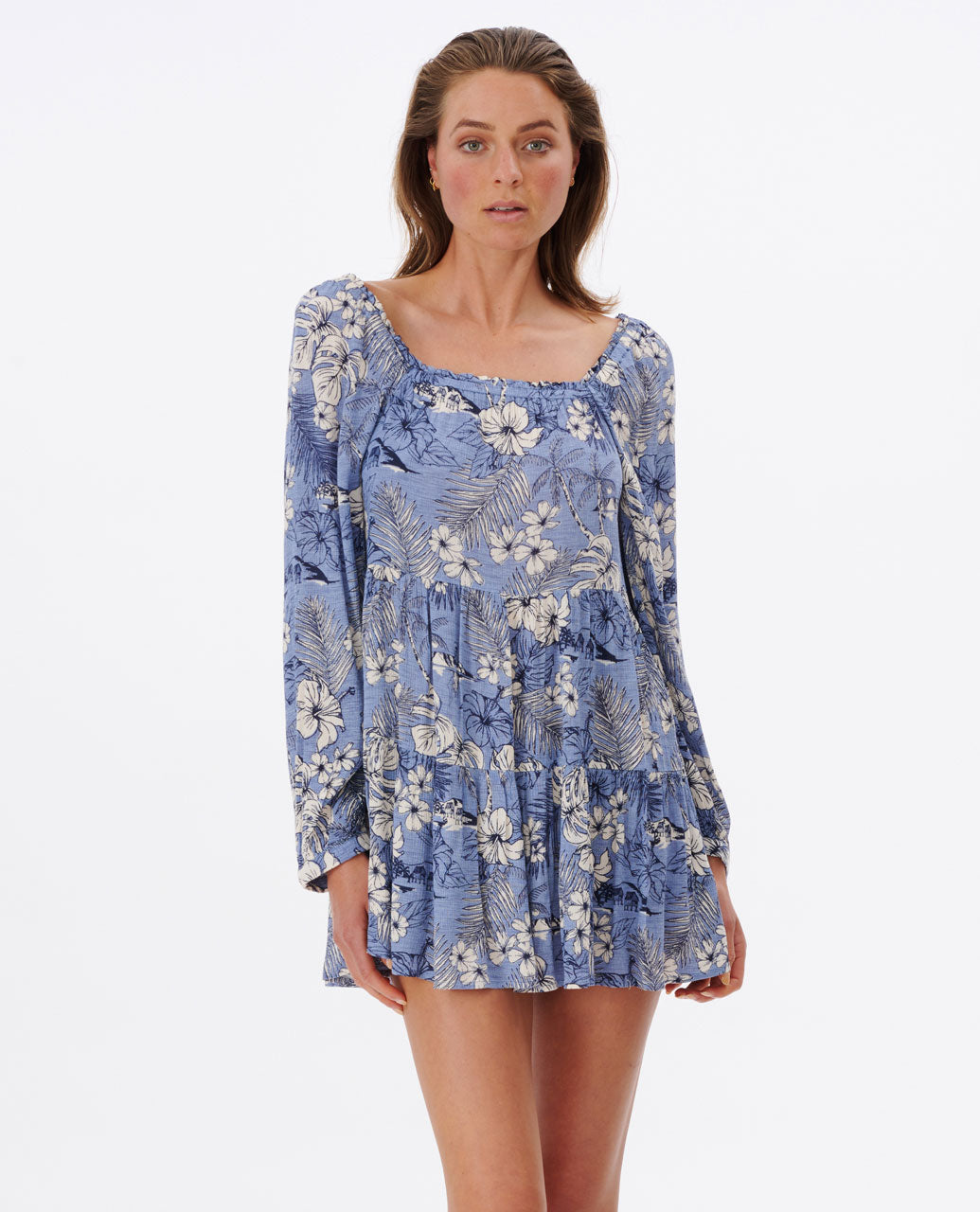 RIP CURL, Surf Treehouse Long Sleeve Dress