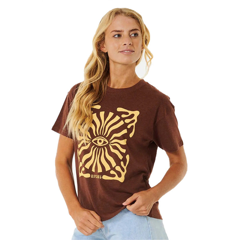 RIP CURL, Women's Minds Eye Relaxed S/S T-Shirt